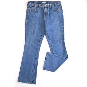 Levi's 515 Bootcut Jeans Womens Sz 12 Stretch 10.5" Rise 31" Inseam Med Wash